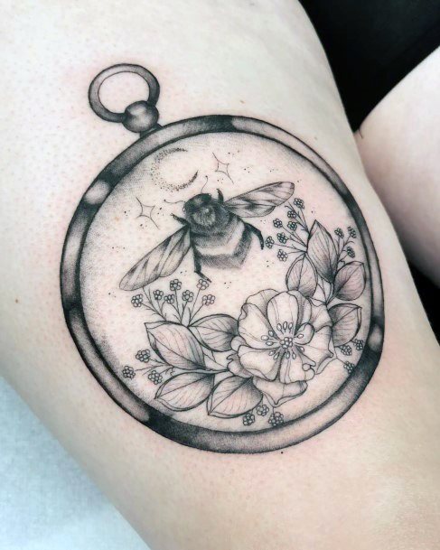 Womens Locket Tattoo Design Ideas