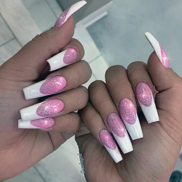 Womens Long French Nail Design Ideas