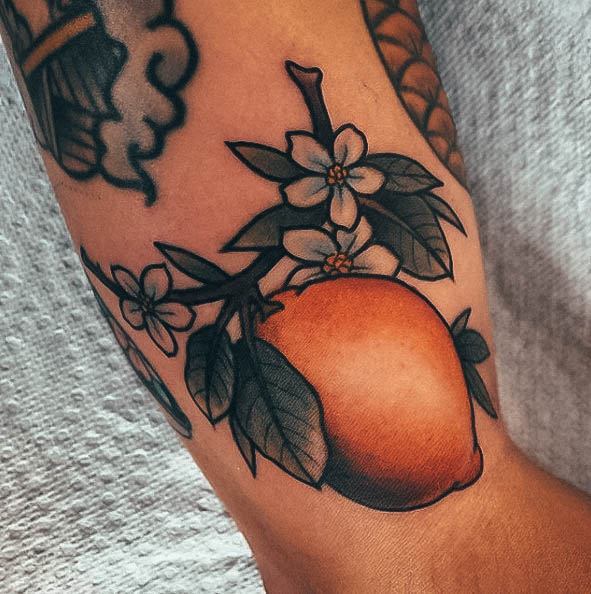 Womens Lovely Lemon Tattoo Ideas