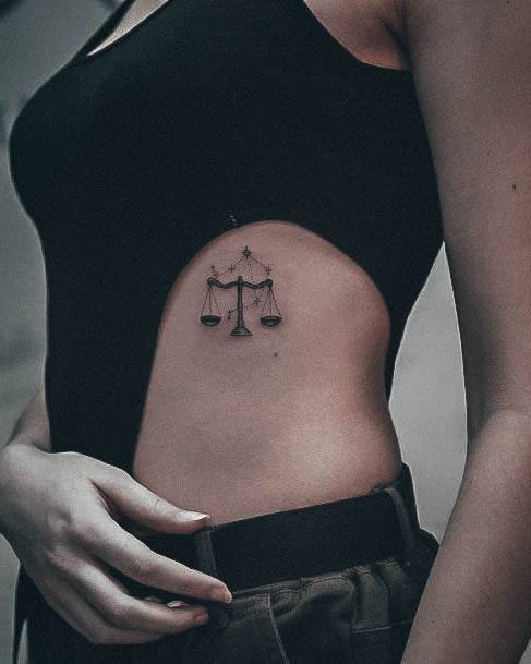 Womens Lovely Libra Tattoo Ideas