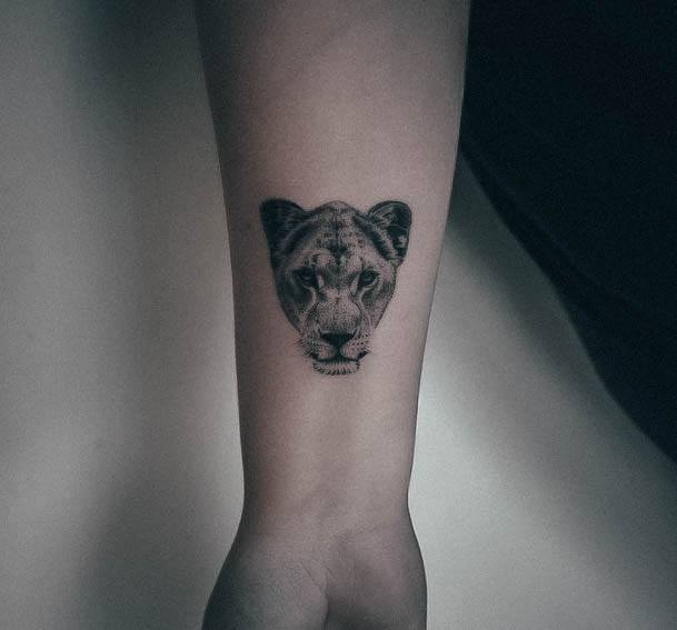 Womens Lovely Lioness Tattoo Ideas