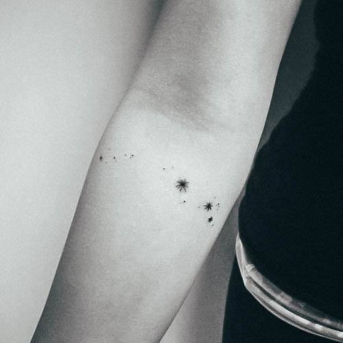 Womens Lovely Star Tattoo Ideas