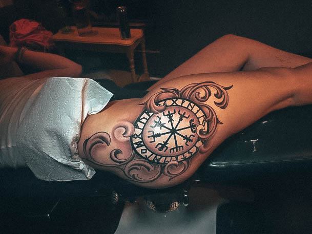 Womens Lovely Viking Tattoo Ideas