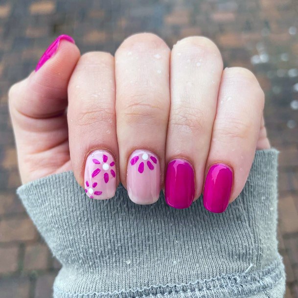 Womens Magenta Good Looking Nails