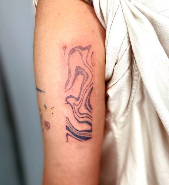 Womens Marble Tattoo Ideas