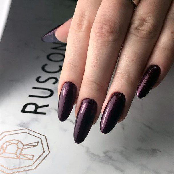 Womens Maroon Dress Nail Ideas