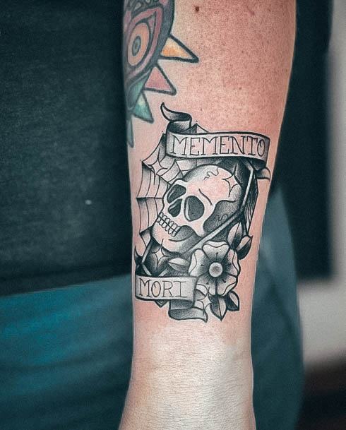 Womens Memento Mori Good Looking Tattoos