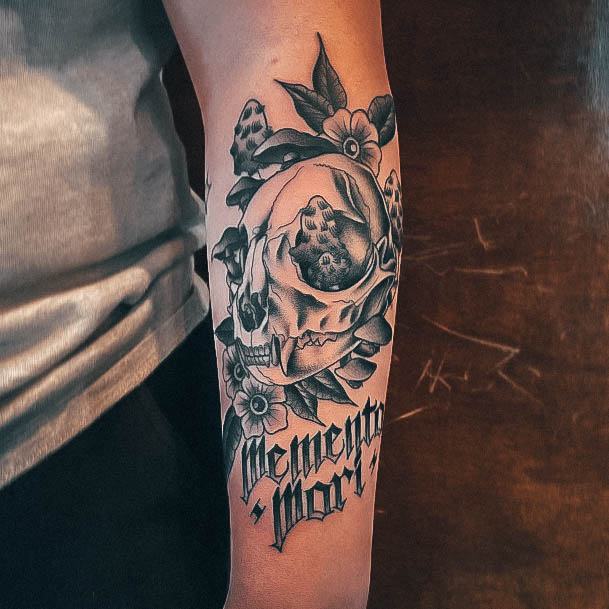 Womens Memento Mori Tattoo Design Ideas