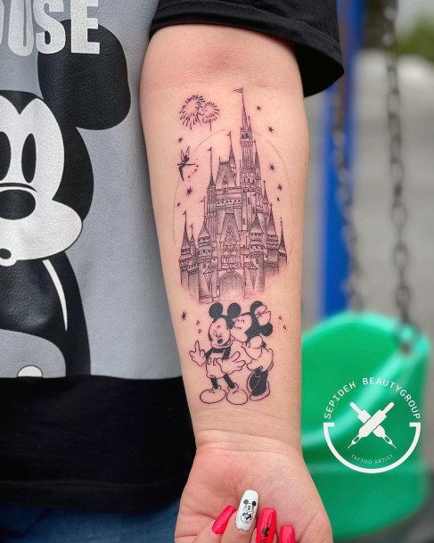 Womens Mickey Mouse Good Looking Tattoos