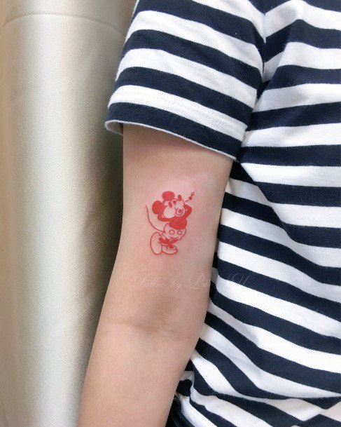 Womens Mickey Mouse Tattoo Design Ideas