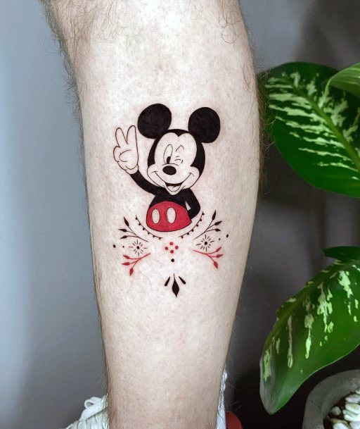 Womens Mickey Mouse Tattoo Ideas