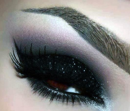 Womens Midnight Black Eyeshadow