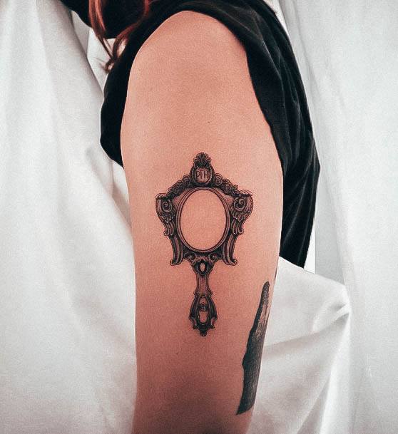 Womens Mirrorly Mirror Tattoo Ideas