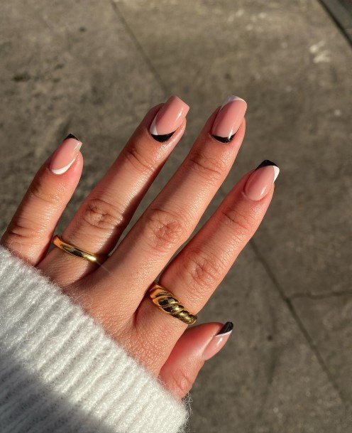 Womens Monochrome Good Looking Nails