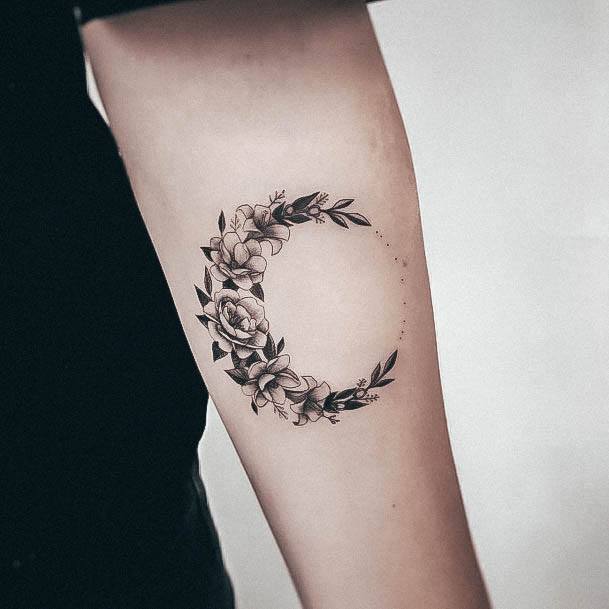 Womens Moon Designs For Tattoos