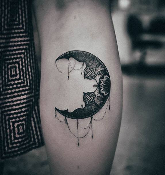 Womens Moon Tattoos