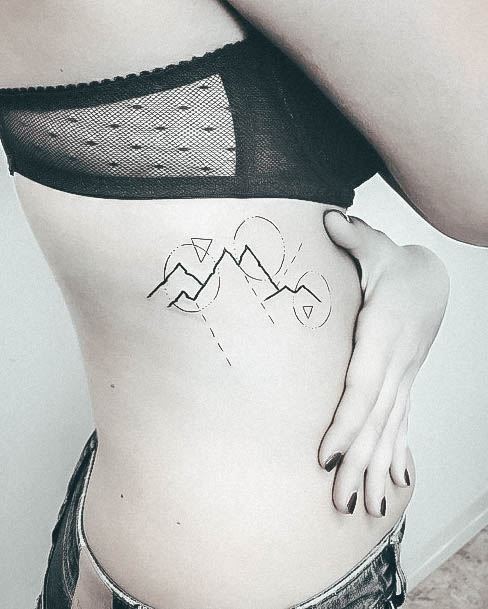 Womens Mountain Super Tattoo Designs