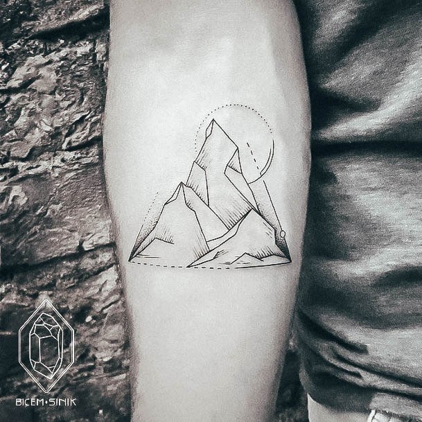 Womens Mountain Tattoo Design Ideas