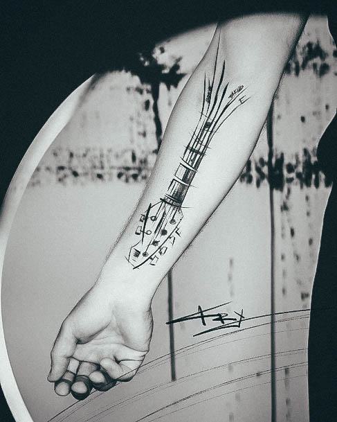 Womens Music Tattoos