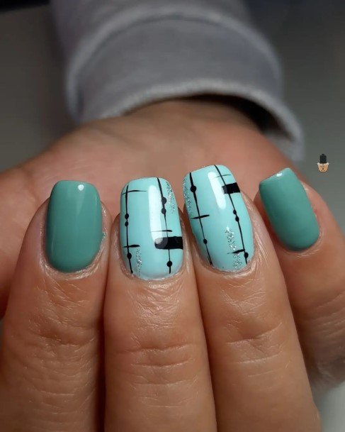 Womens Nail Ideas Abstract