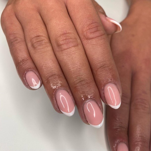 Womens Nail Ideas Almond French