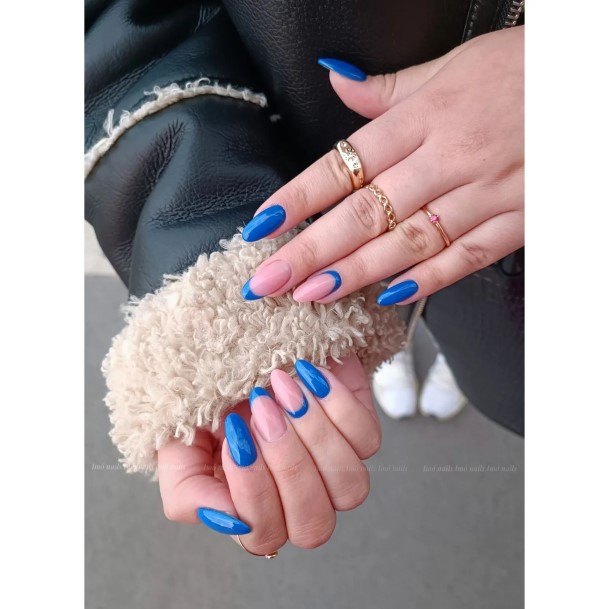 Womens Nail Ideas Blue Summer