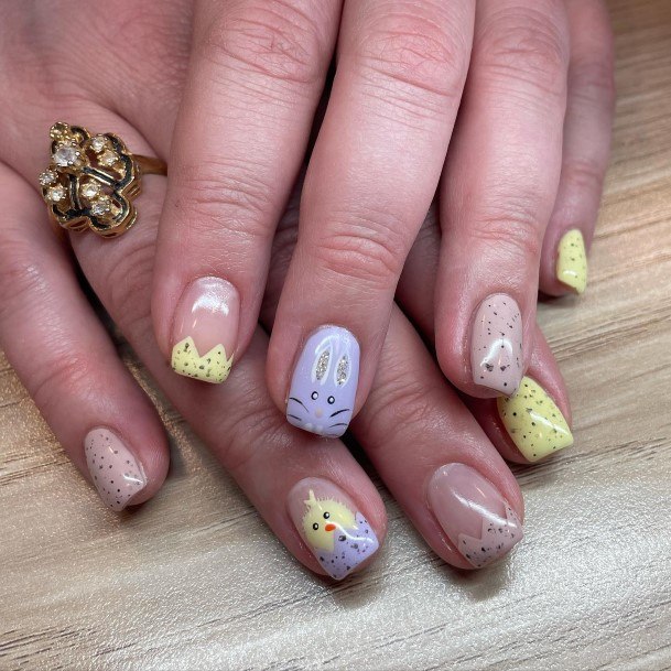 Womens Nail Ideas Bunny