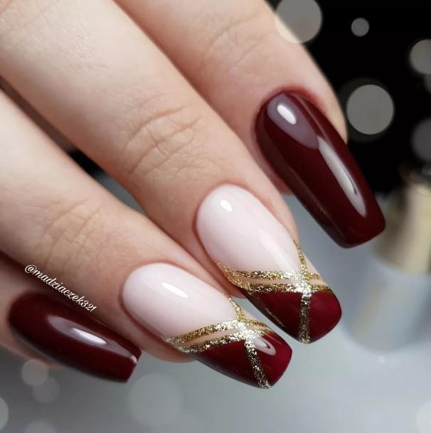 Womens Nail Ideas Burgundy