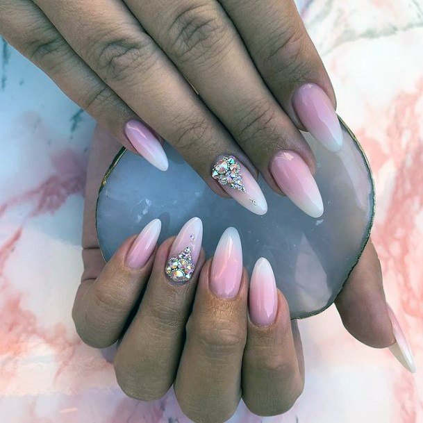 Womens Nail Ideas Crystals