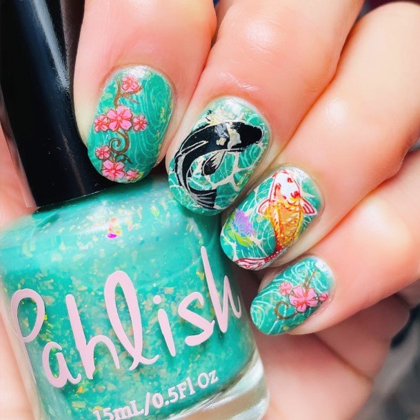 Womens Nail Ideas Fish