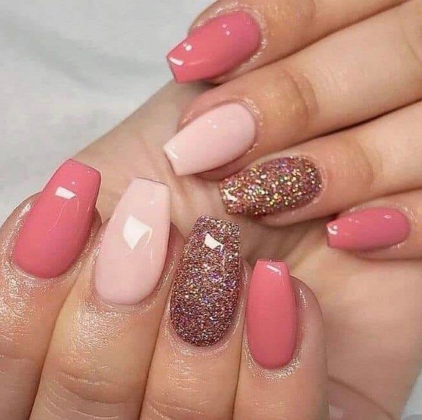 Womens Nail Ideas Glitter