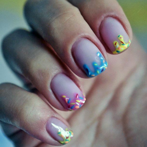 Womens Nail Ideas Ice Cream