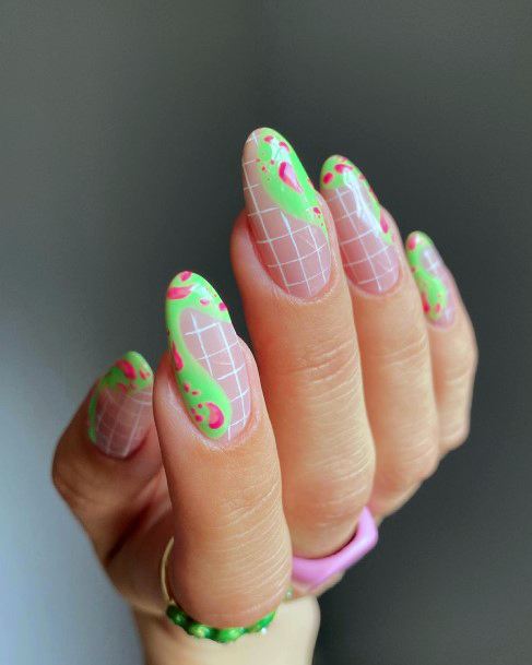 Womens Nail Ideas Light Green