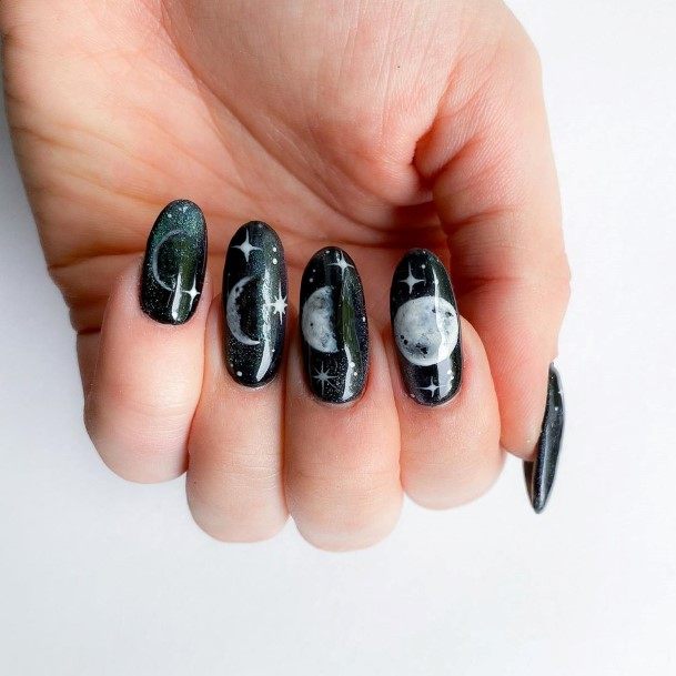 Womens Nail Ideas New Moon