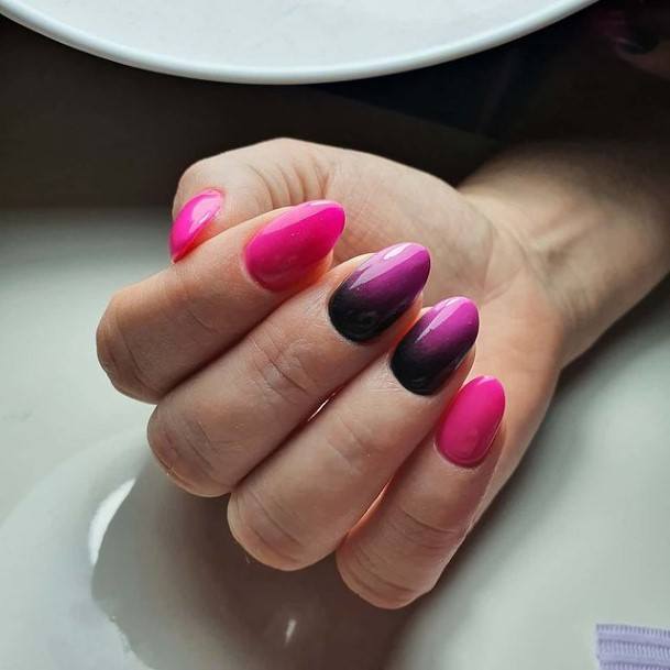 Womens Nail Ideas Pink Ombre