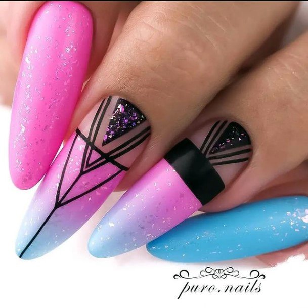 Womens Nail Ideas Pink Summer