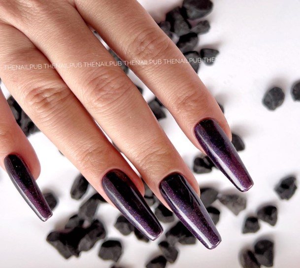 Womens Nail Ideas Plum