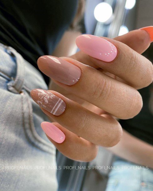 Womens Nail Ideas Rose Pink