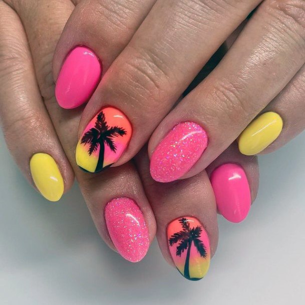 Womens Nail Ideas Short Summer