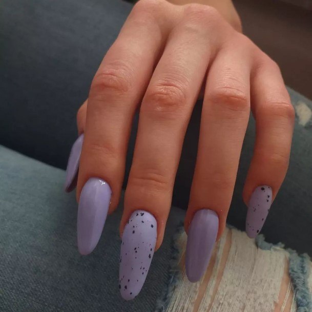 Womens Nail Ideas Violet