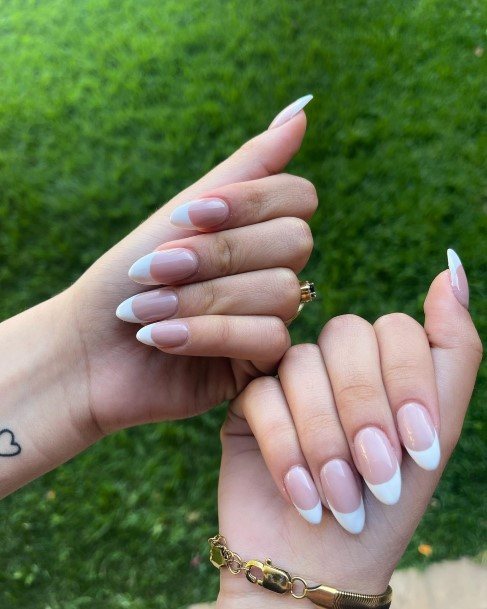 Womens Nail Ideas White French