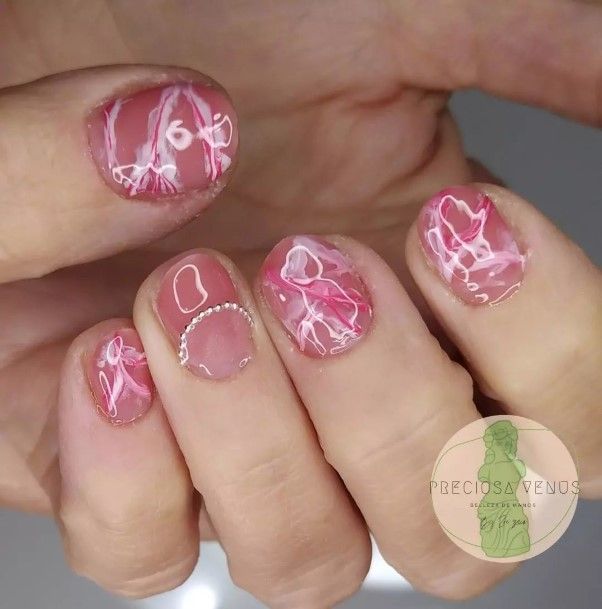 Womens Nail Ideas With Caviar Design