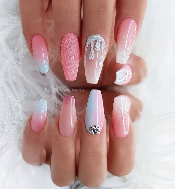 Womens Nail Ideas With Festival Design