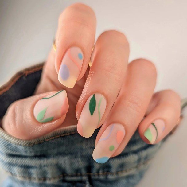 Womens Nail Ideas With Matte Design