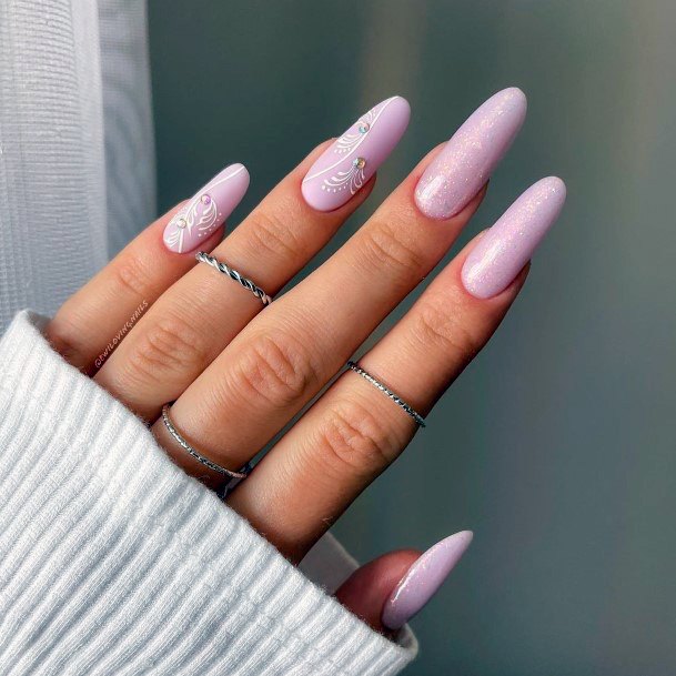 Womens Nail Ideas With Pink Dress Design