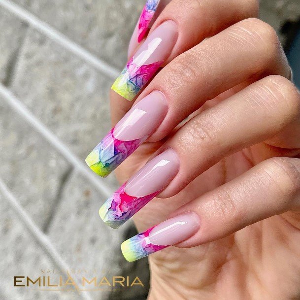 Womens Nail Ideas With Trendy Design Hot Pink