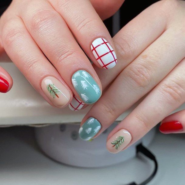 Womens Nail Ideas With Winter Design