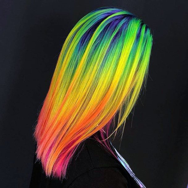 Womens Neon Hairstyless