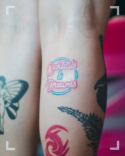 Womens Neon Tattoos