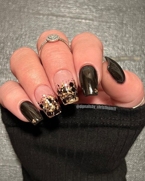 Womens New Years Girly Nail Designs